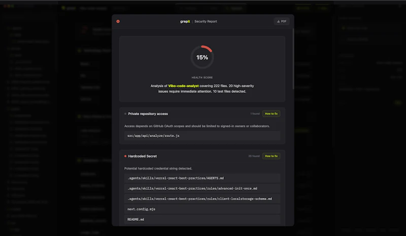 grepit — Understand Any Codebase screenshot 2