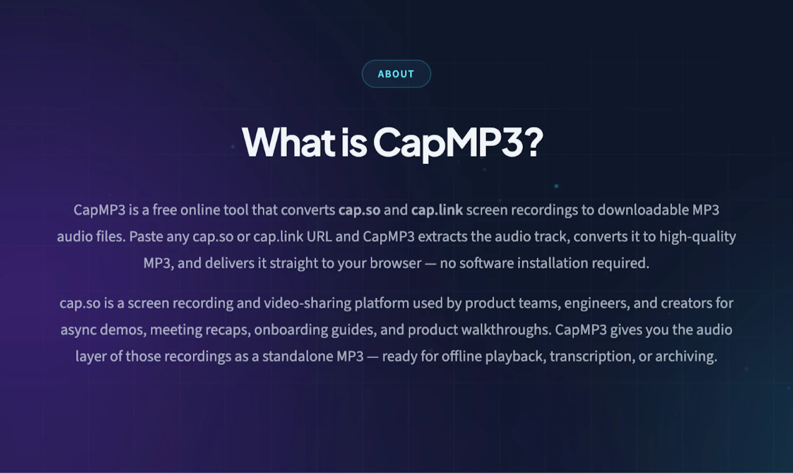 CapMP3.com screenshot 3