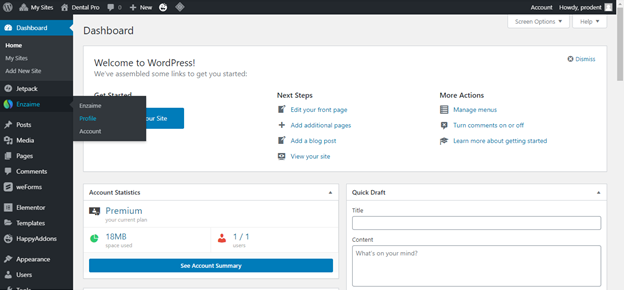 Enzaime: Customized Doctor's Web Builder gallery image