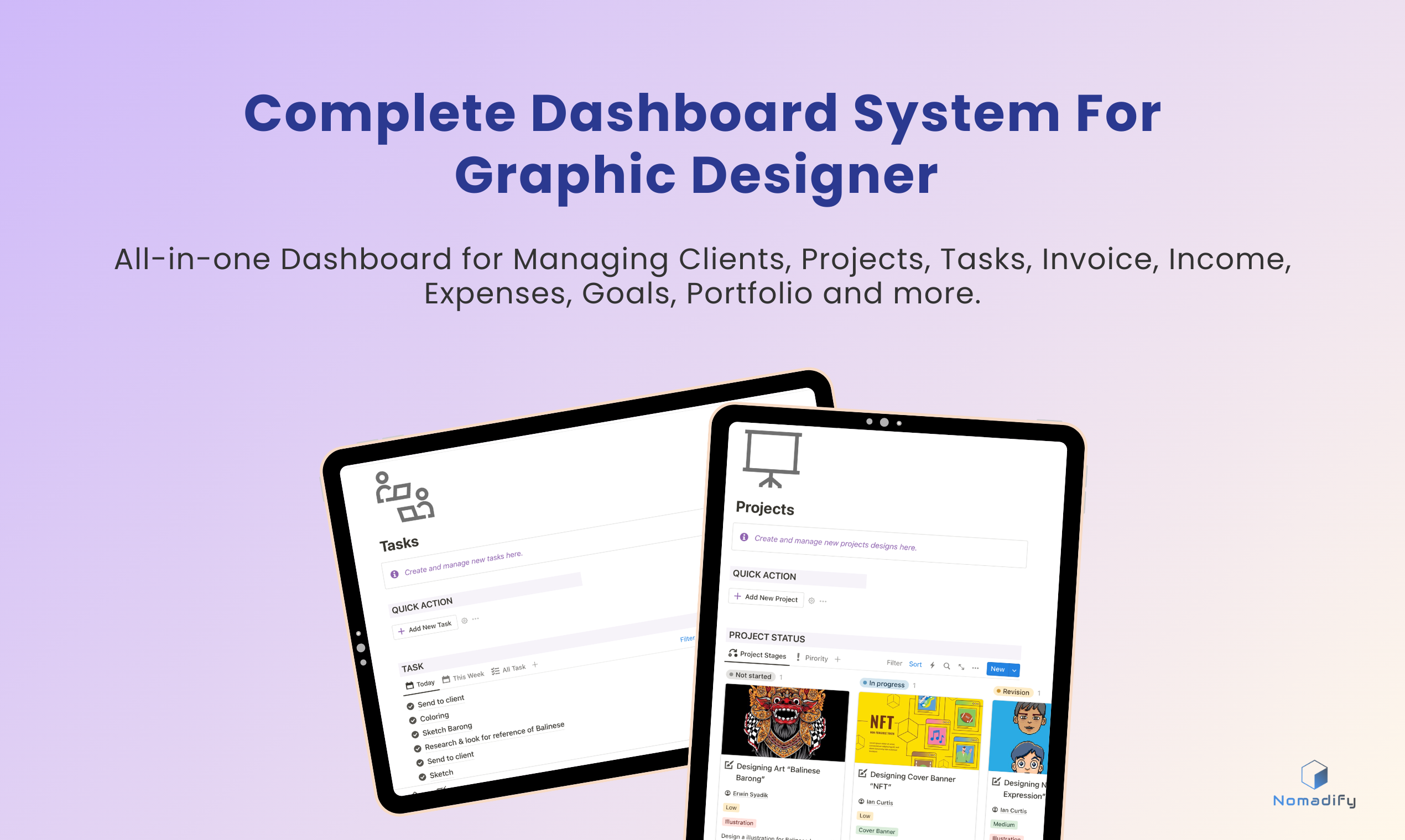 The Ultimate Graphic Design Dashboard gallery image