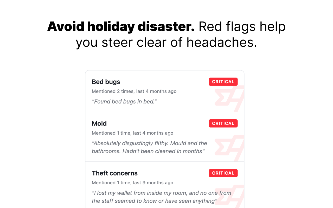 DoNotStay - Screenshot 2 showing product features and functionality