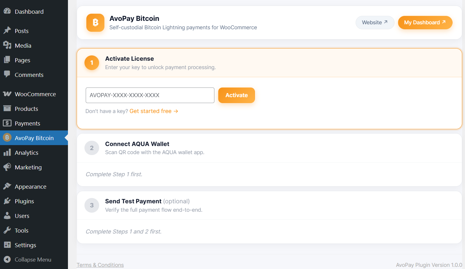 AvoPay - Bitcoin Lightning, Woo/Shopify gallery image