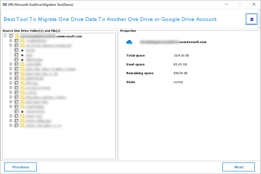 Công cụ sao lưu DRS Softech OneDrive media 3