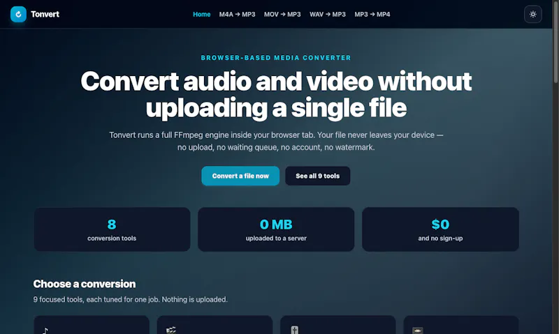 Tonvert screenshot 3