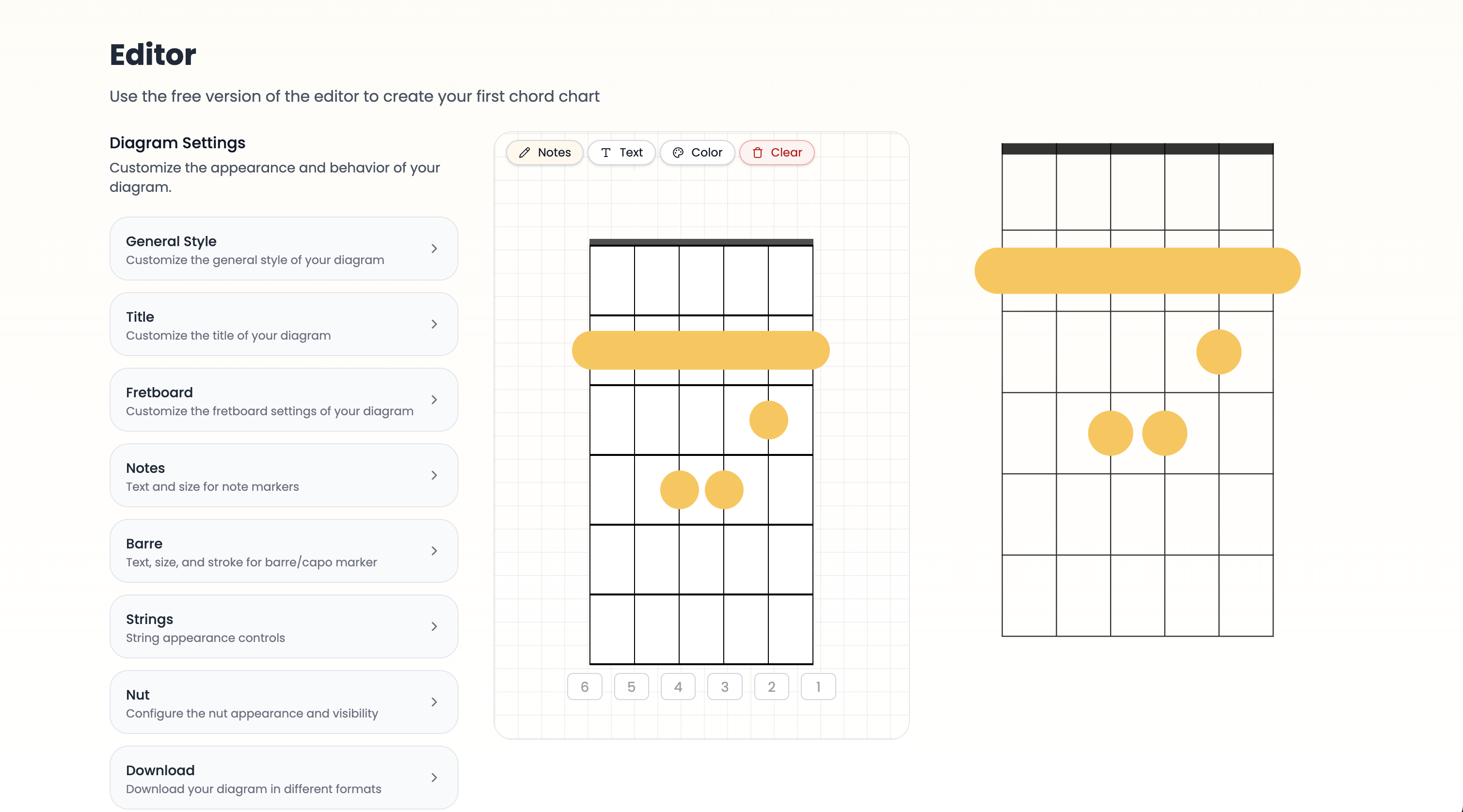 Chord Chart Maker gallery image
