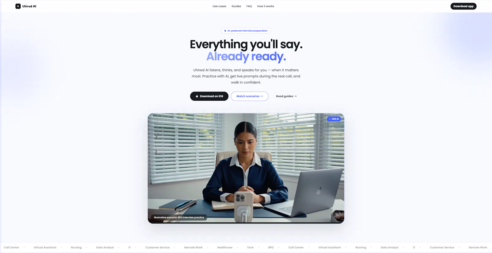 Uhired AI screenshot 1