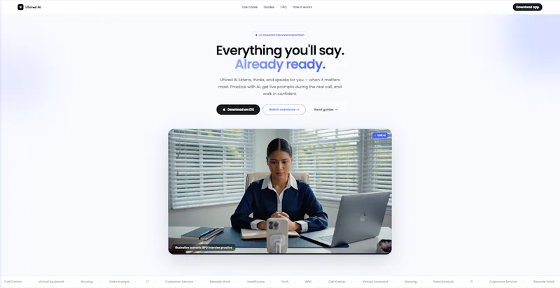 Uhired AI screenshot 1