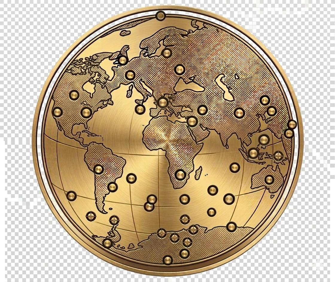 Global Crisis Monitor - Product Hunt launch logo and brand identity