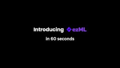 Logo der ezML-Plattform: Verbessern Sie Ihr Anwendungserlebnis mit unserer leistungsstarken cloudbasierten Plattform ezML
