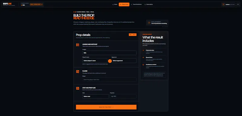 Hoopsline screenshot 1