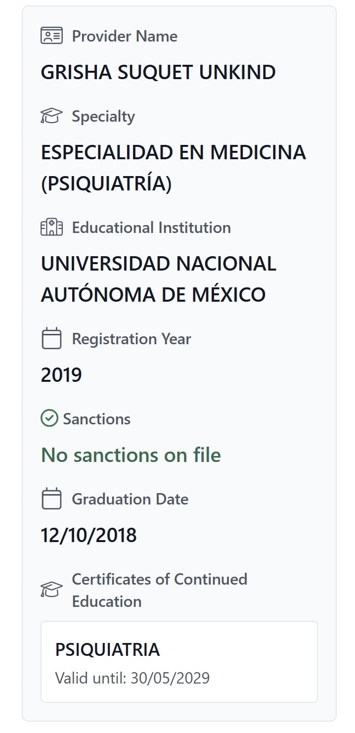 Credential Verification tool in Mexico gallery image