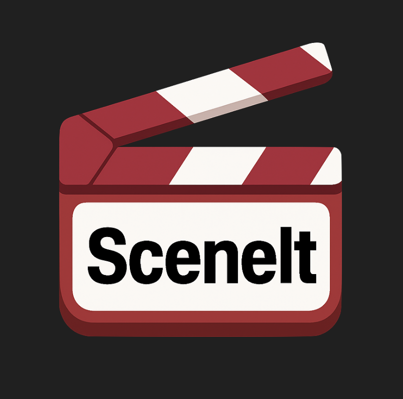 SceneIt - Product Hunt launch logo and brand identity