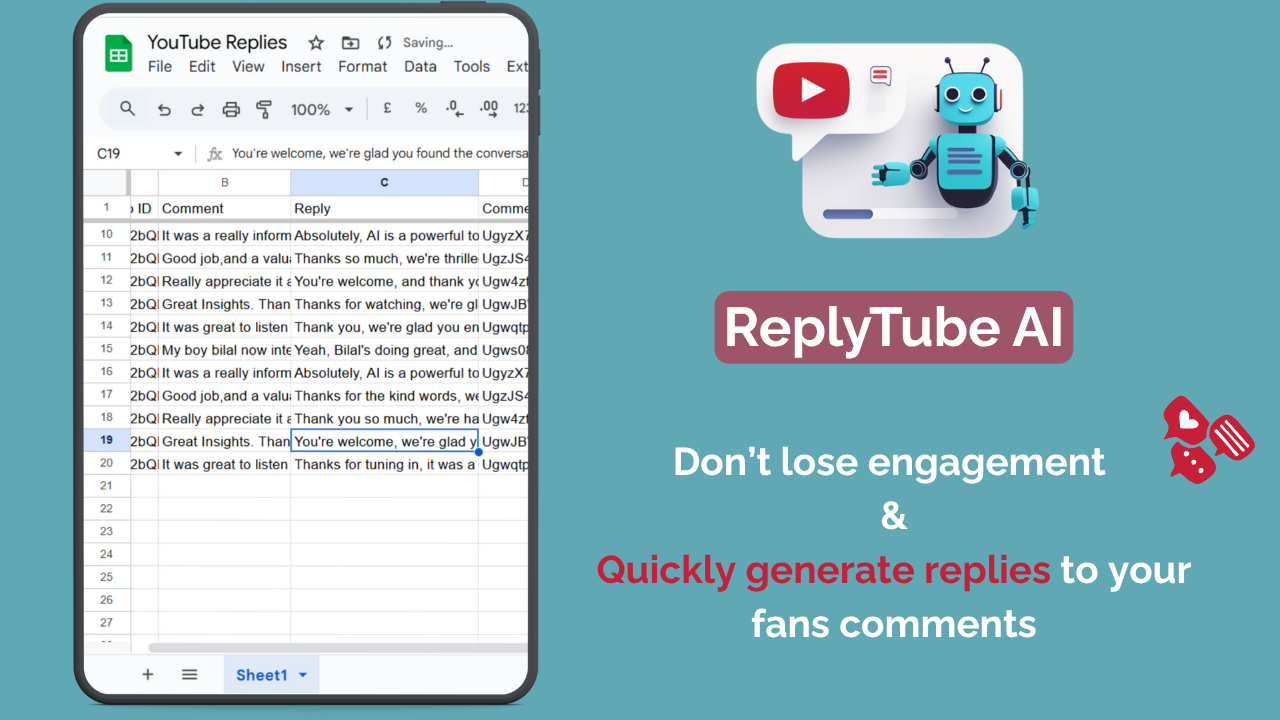 ReplyTube AI - YouTube Replies Generator media 2
