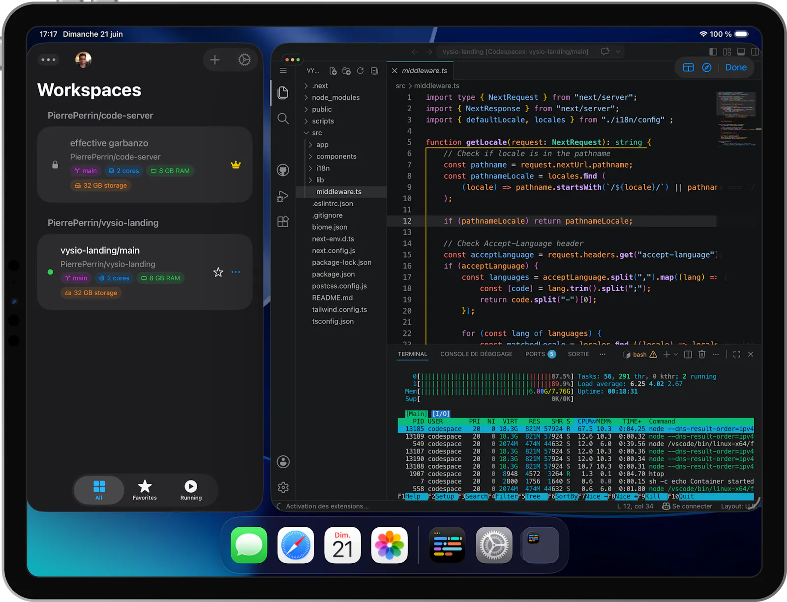 Vysio screenshot 2