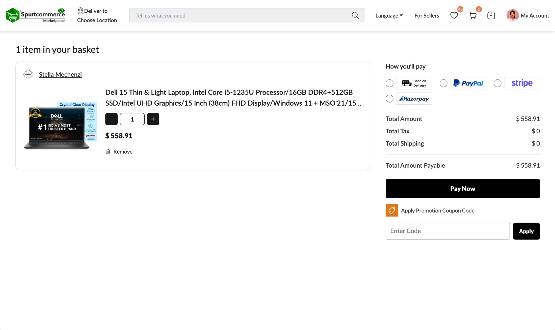 SpurtCommerce V5 - Solución de mercado de comercio electrónico NodeJS de código abierto media 4