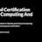 Cloud Computing and DevOps Certification