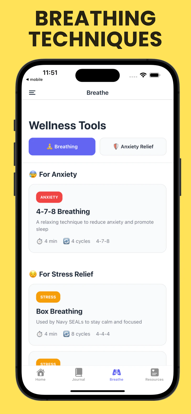 Calme: Anxiety & Stress Relief screenshot 5