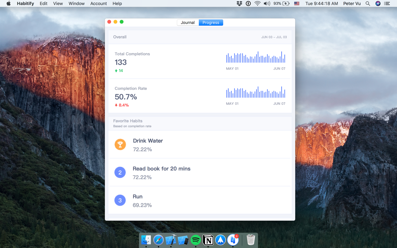 Habitify for macOS & v4.0 for iOS gallery image