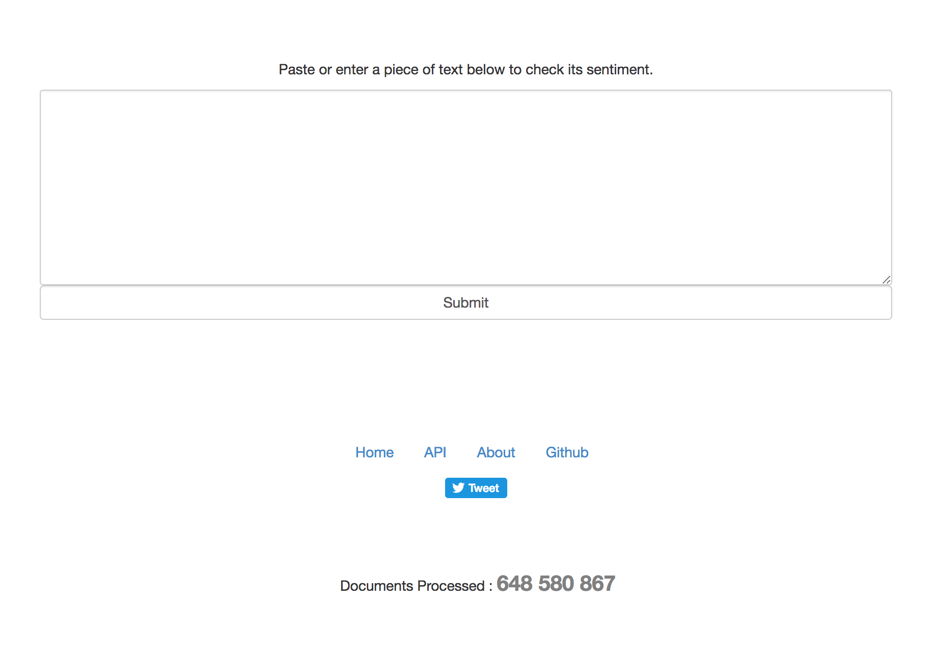 Sentiment API gallery image
