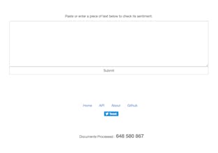 Sentiment API gallery image