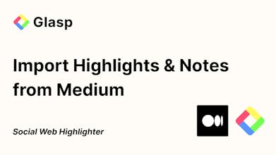Glasp: Sync Highlights from Medium gallery image