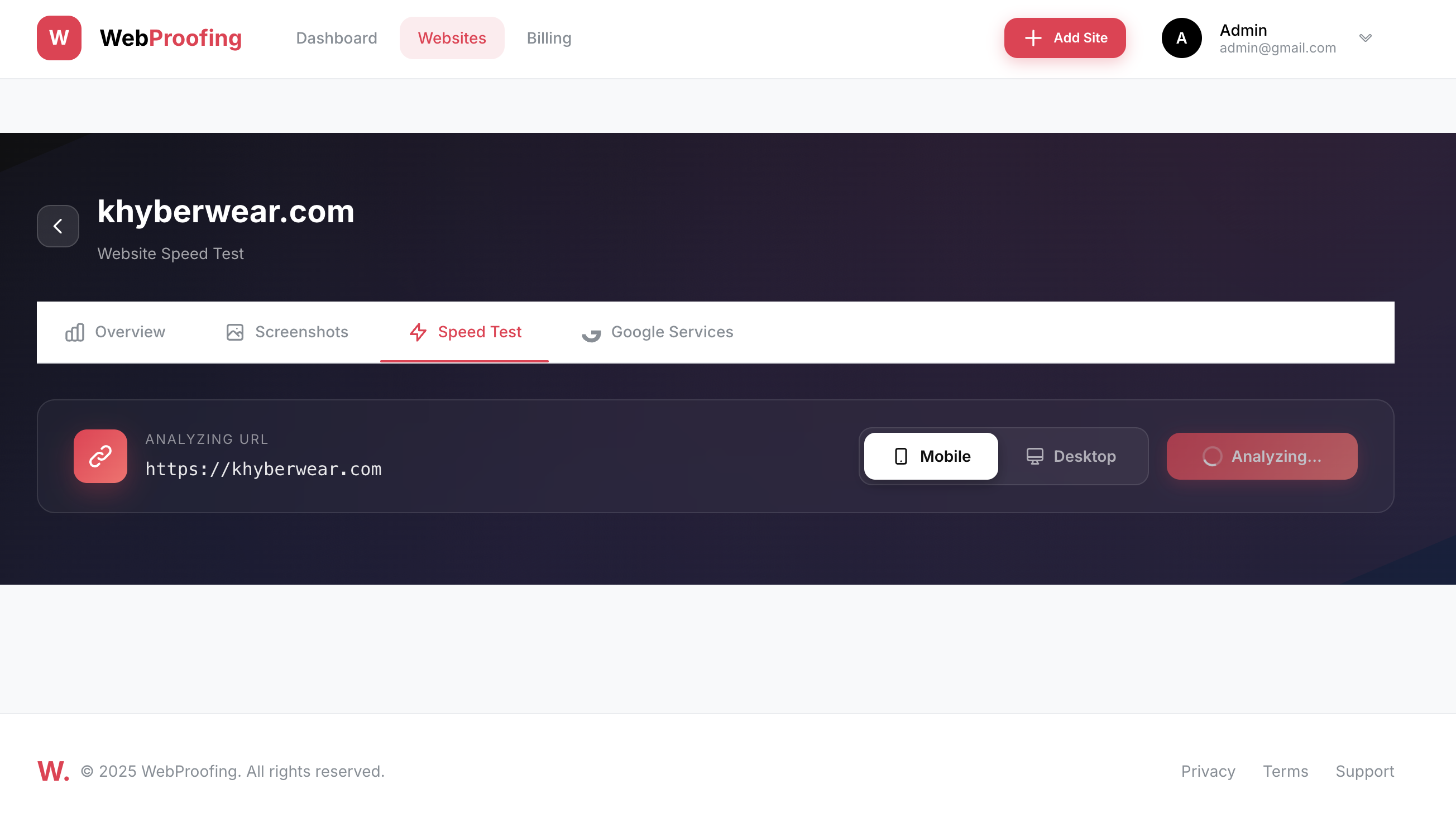 Webproofing gallery image
