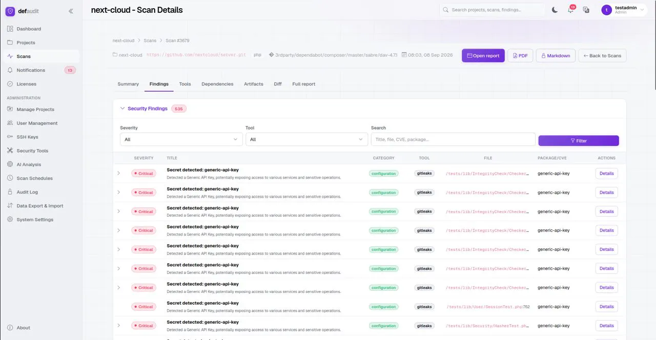 DefAudit gallery image