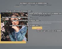 PSD to CSS Font and Button Info media 1