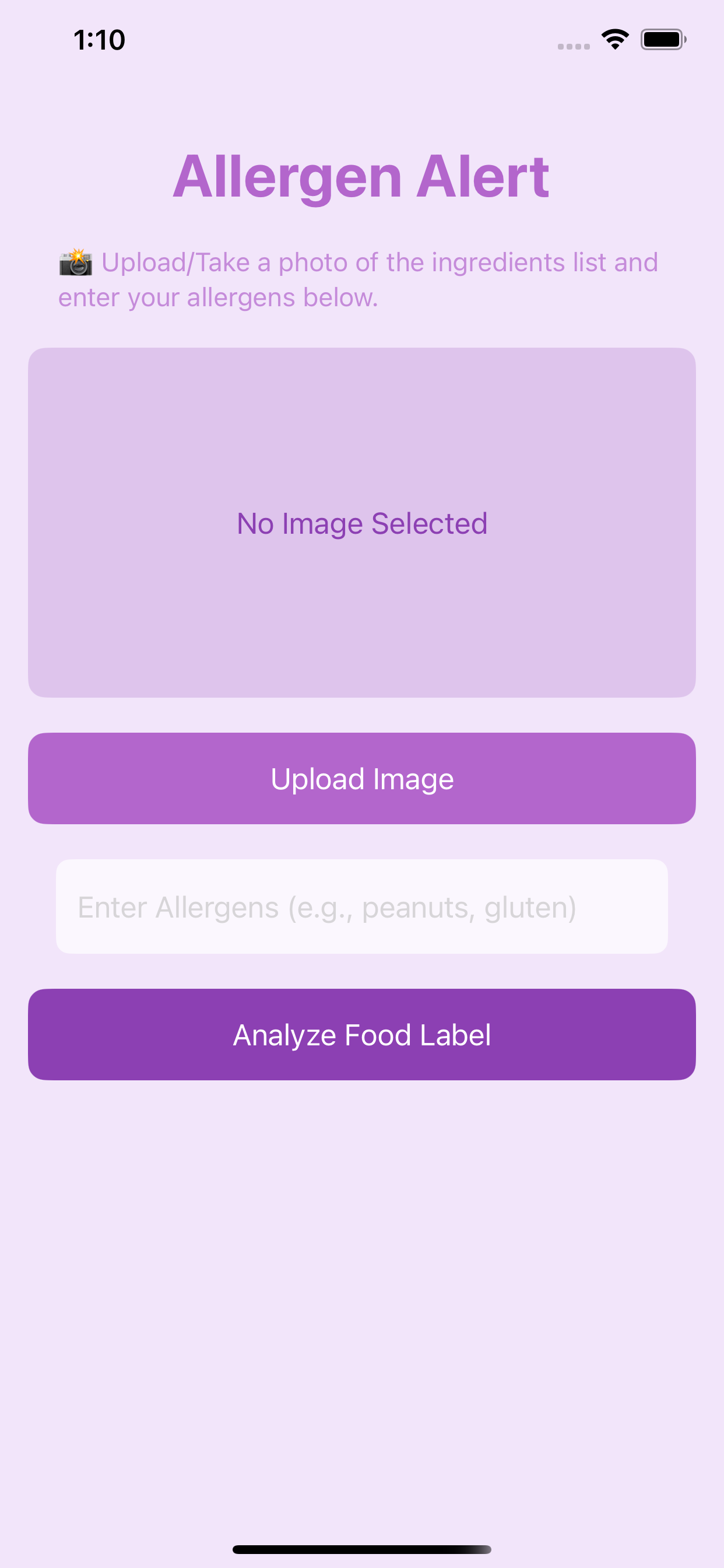 Allergen Alert gallery image
