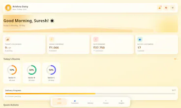 Dairy Manager — Milk Delivery Mini App gallery image