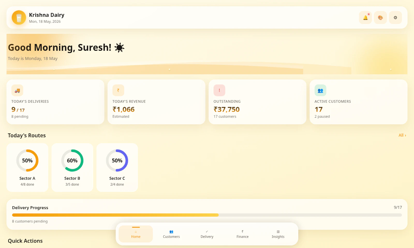 Dairy Manager — Milk Delivery Mini App screenshot 8