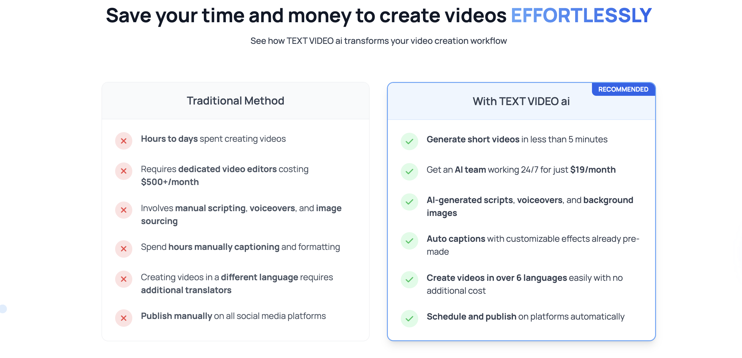 TEXT VIDEO ai gallery image