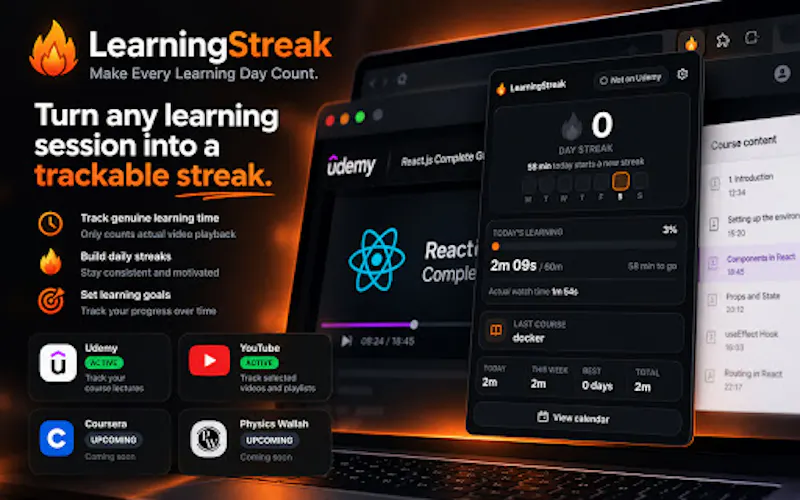 LearningStreak screenshot 2