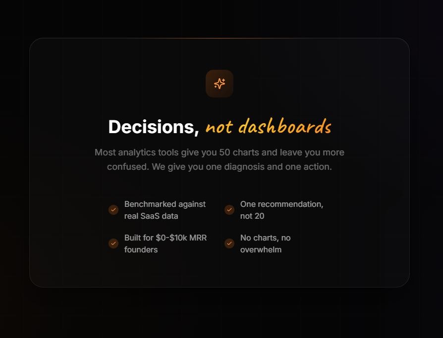 RevenueLens - Fix Your Revenue Funnel - Screenshot 3 showing product features and functionality