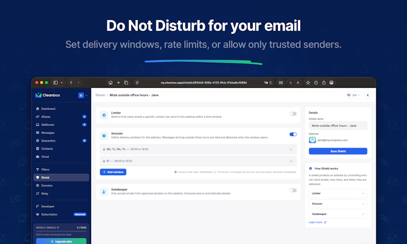 Cleanbox screenshot 8