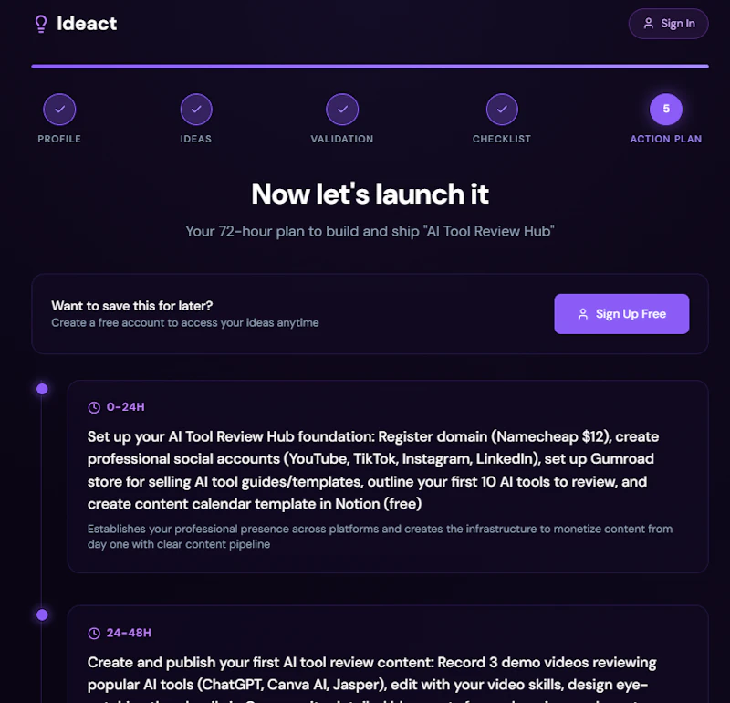 Ideact screenshot 6