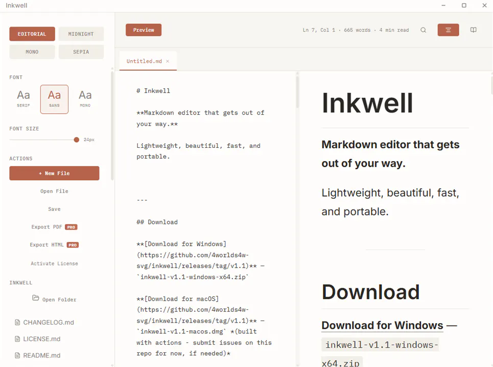 INKWELL screenshot