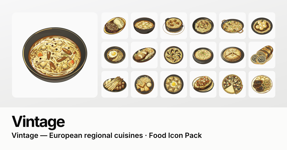 Food Icons - free & premium packs gallery image