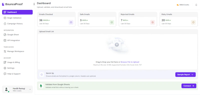 BounceProof screenshot 4