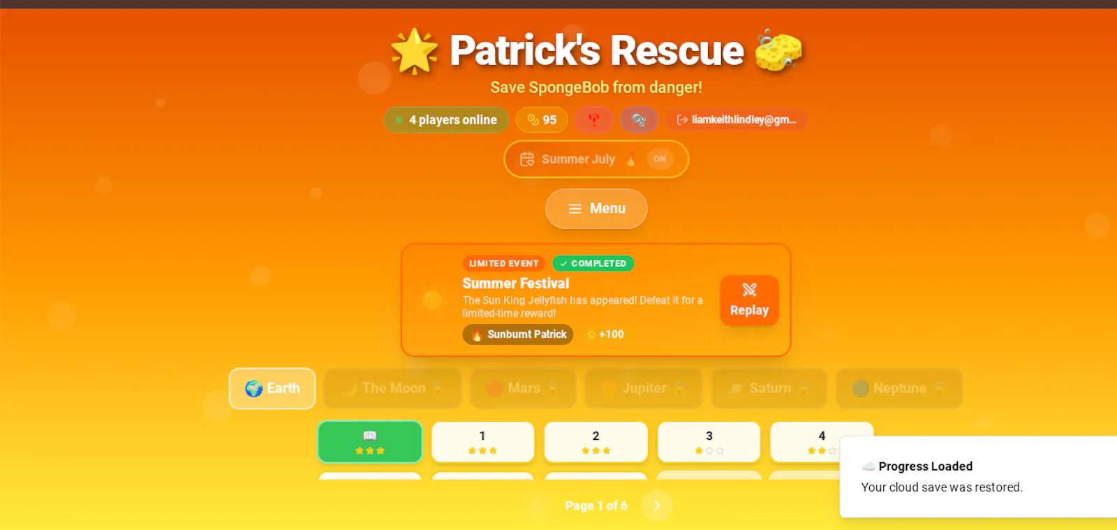 Patrick Star flip time! screenshot 3