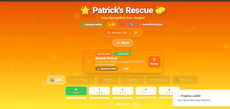 Patrick Star flip time! screenshot 3