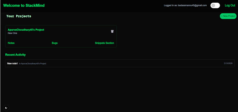 StackMind screenshot 2