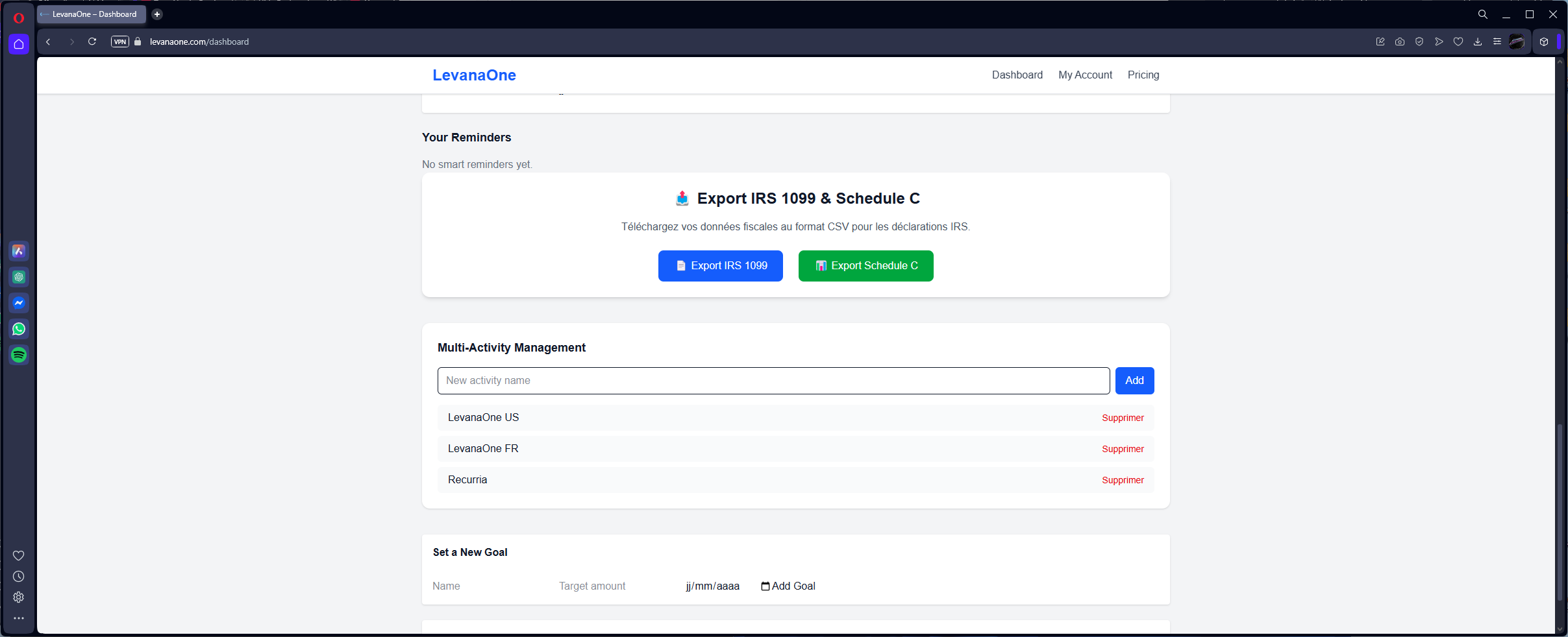 LevanaOne - Financial clarity for freelancers – 1099-ready media 3