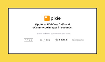 Ein Screenshot der Pixie-Benutzeroberfläche mit einem Vorher- und Nachher-Vergleich der Bildkompression.