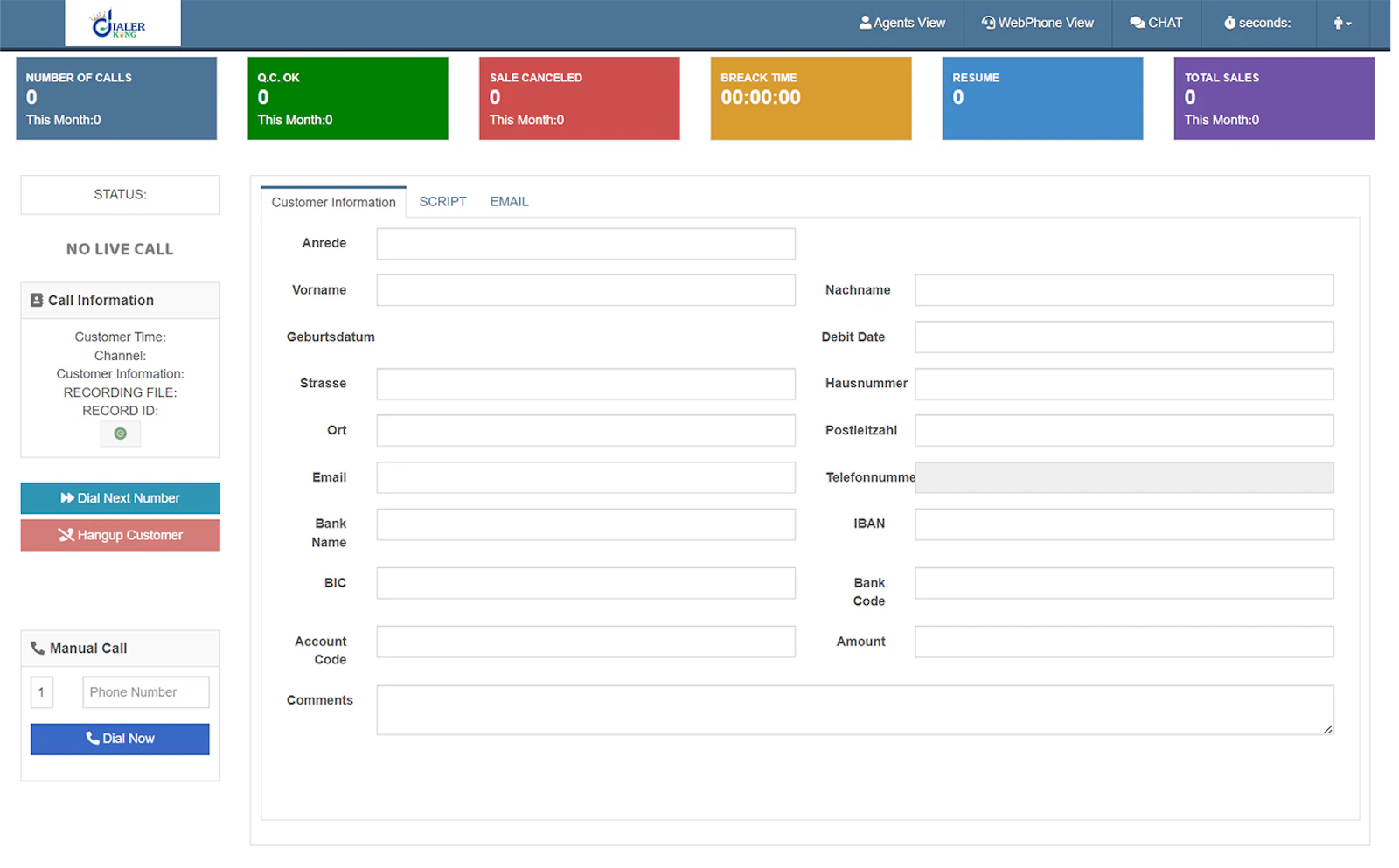 Contact Center Dialer Software screenshot 3
