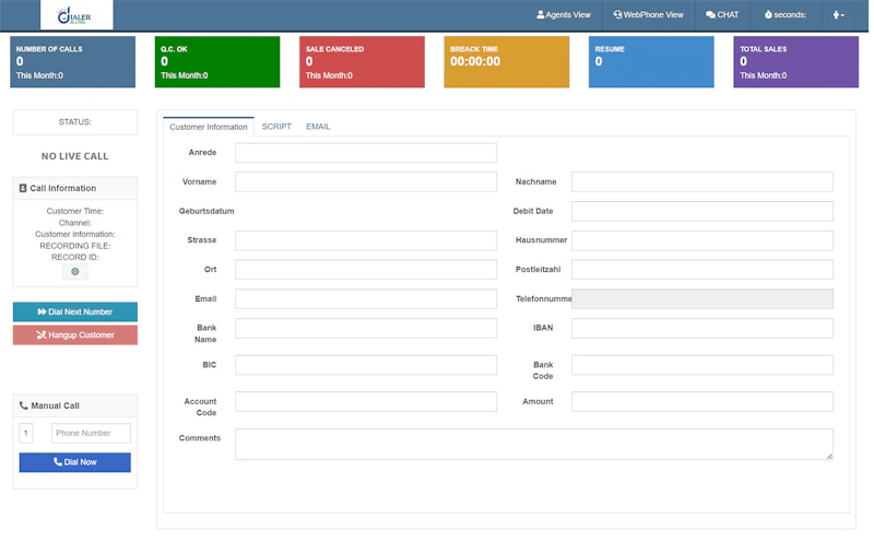 Contact Center Dialer Software screenshot 3