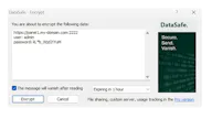 DataSafe – Encrypted messages via hotkey