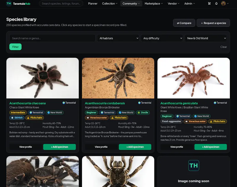 TarantulaHub screenshot 3