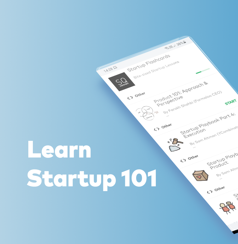 시작 101 - 한 입 크기의 스타트 업 레슨 모든 창립자가 마스터해야합니다 미디어 3