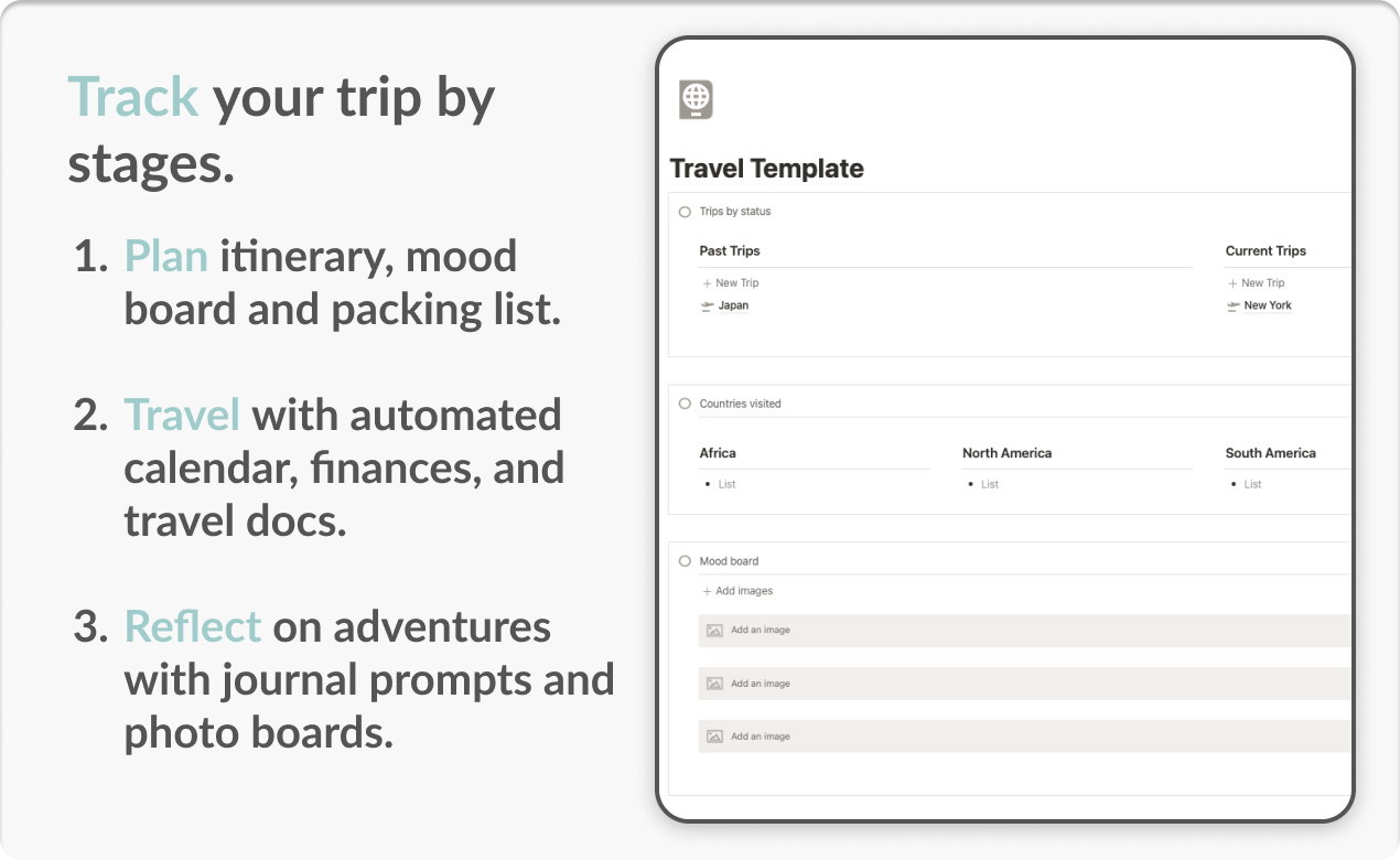 Notion Travel Dashboard media 4